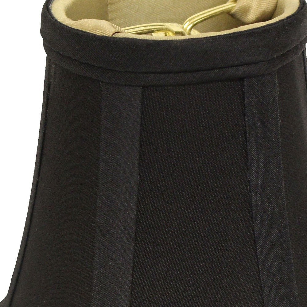5" Black and Bronze Premium Set of 6 Chandelier Dupioni Lampshades