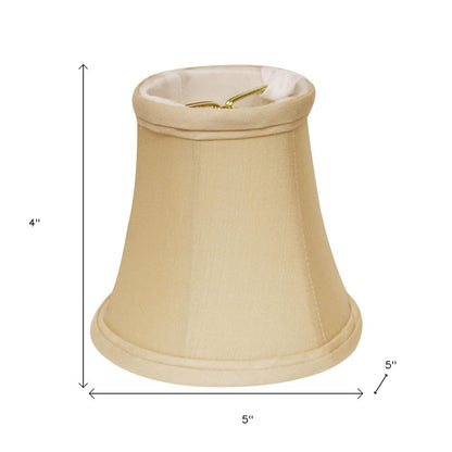 Natural Pongee Silk Bell Lamp Shade
