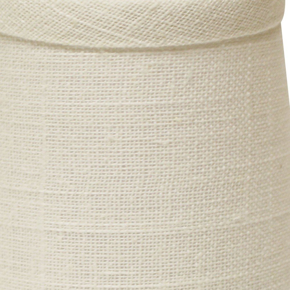 Off White Linen Empire Lamp Shade