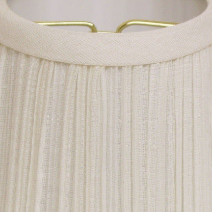 White Broadcloth Empire Lamp Shade