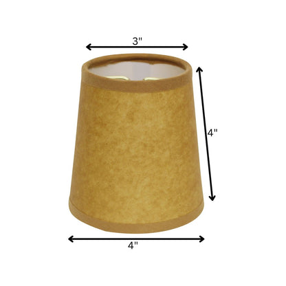 Brown Kraft Paper Empire Lamp Shade