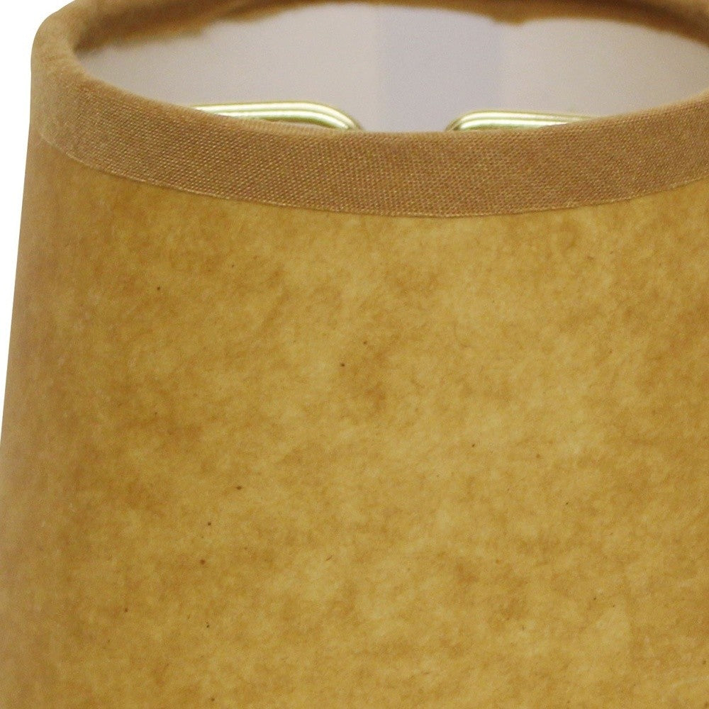 4" Canvas Set of 6 Chandelier Kraft Paper Lampshades