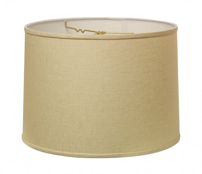 Beige Linen Drum Lamp Shade