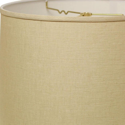 Beige Linen Drum Lamp Shade