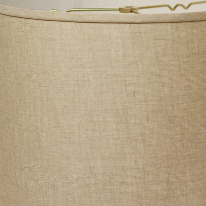 Dark Brown Linen Drum Lamp Shade
