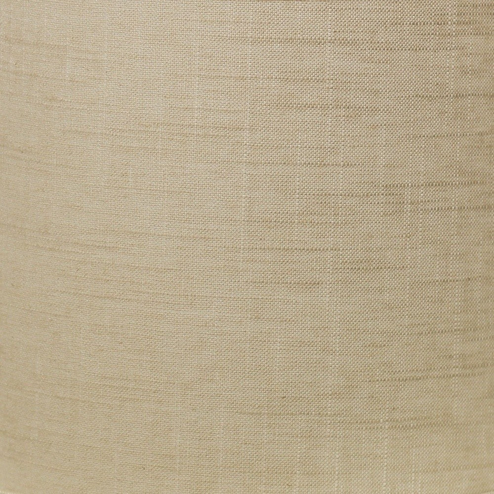 18" Light Wheat Throwback Drum Linen Lampshade