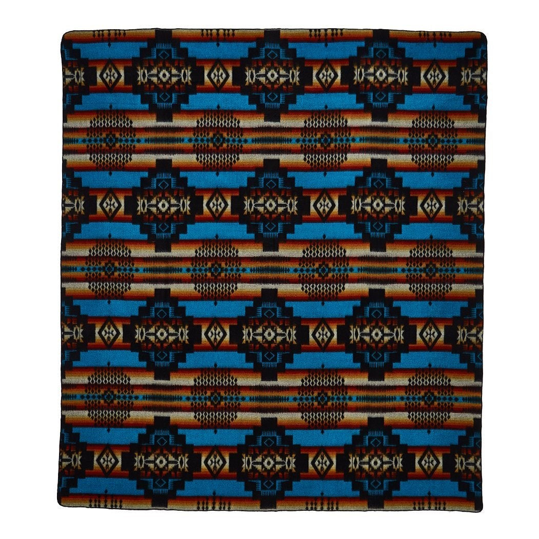 Sunset Tribal Print Throw Blanket