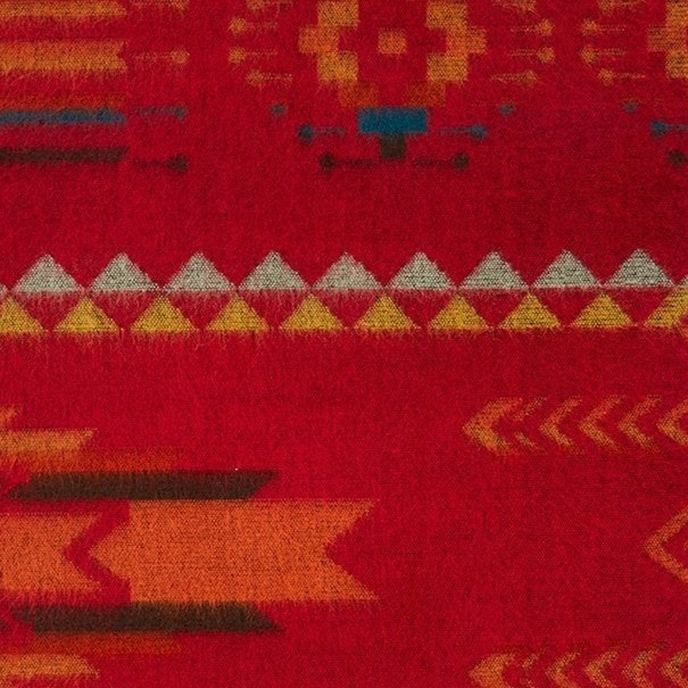 Ultra Soft Red Southwest Handmade Throw Blanket