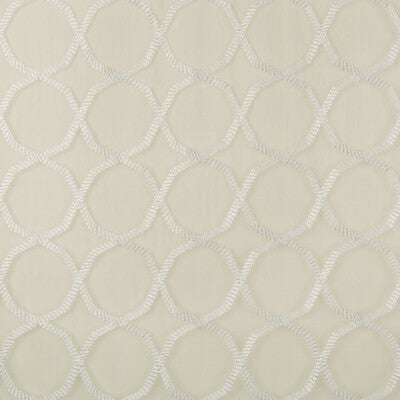 KRAVET BASICS EMBROIDERY GEOMETRIC WHITE,WHITE,   - 4714.101.0