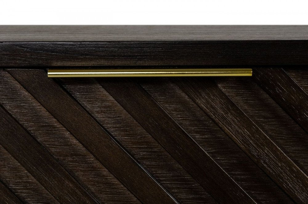 24" Solid Wood and Wood Two Drawer Nightstand
