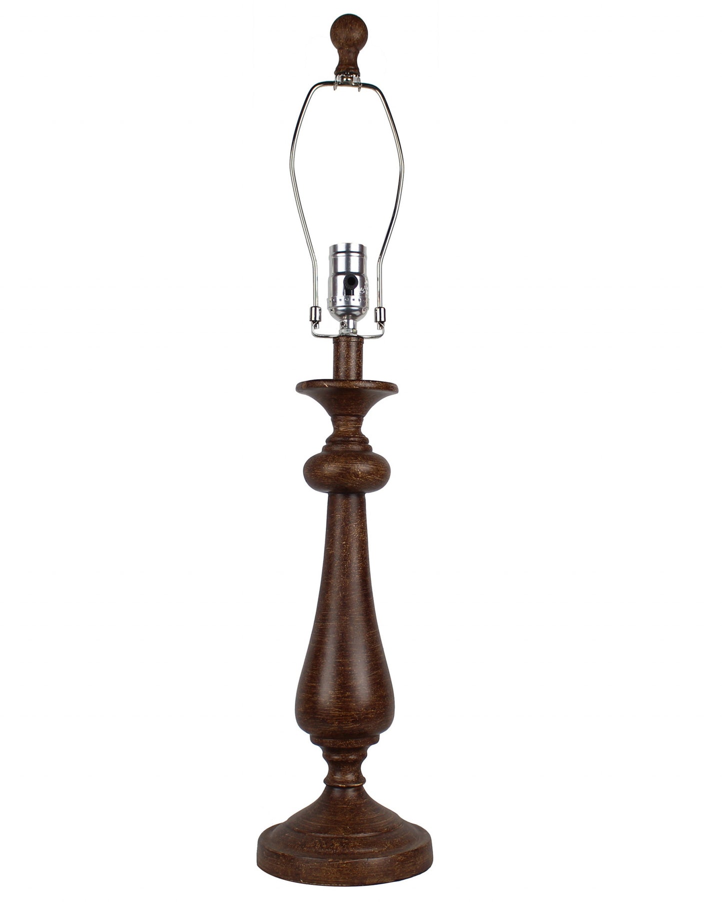 Brown Candlestick Forest Tree Shade Table Lamp