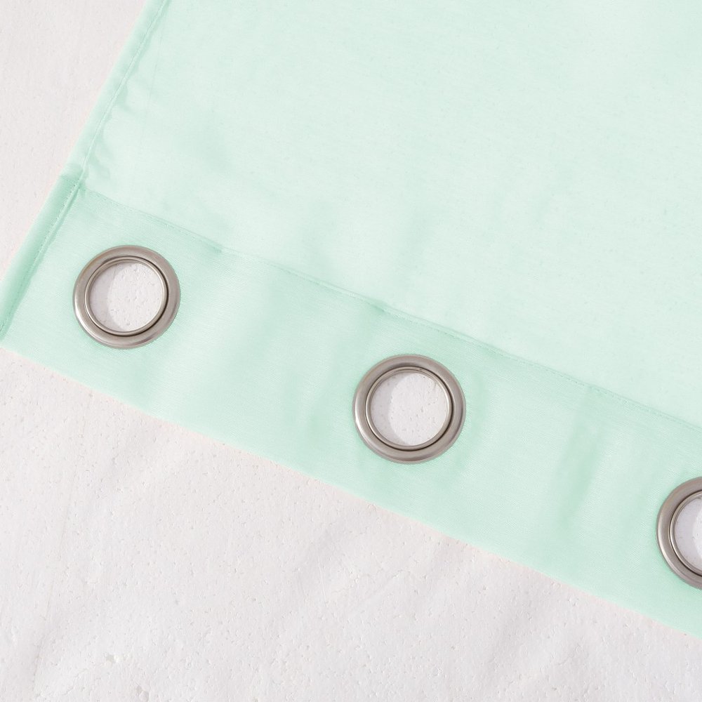 Set of two 84" Aqua Solid Modern Window Panels