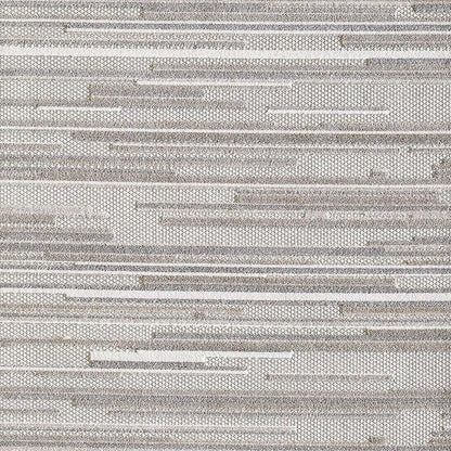 5' X 7' Gray Abstract Stain Resistant Indoor Outdoor Area Rug