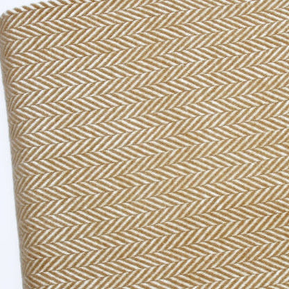 70" X 55" Copper And White Cotton Blend Woven Herringbone Plush Throw Blanket with Tassels