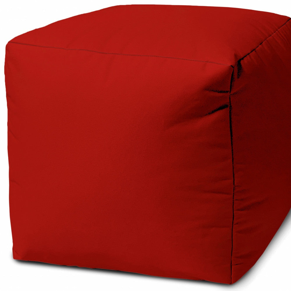 17" Red Canvas Indoor Outdoor