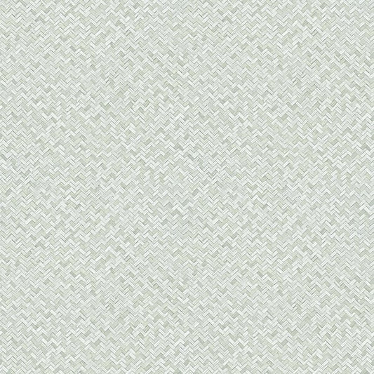 Galerie Wallcoverings Flora Herringbone Wve Galerie Wallcoverings  Green   - 47479