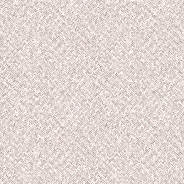 Galerie Wallcoverings Flora Herringbone Wve Galerie Wallcoverings  Pink   - 47482