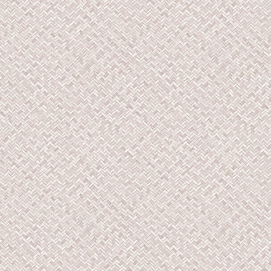 Galerie Wallcoverings Flora Herringbone Wve Galerie Wallcoverings  Pink   - 47482