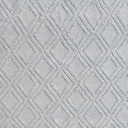 6' X 9' Gray Geometric Handmade Area Rug