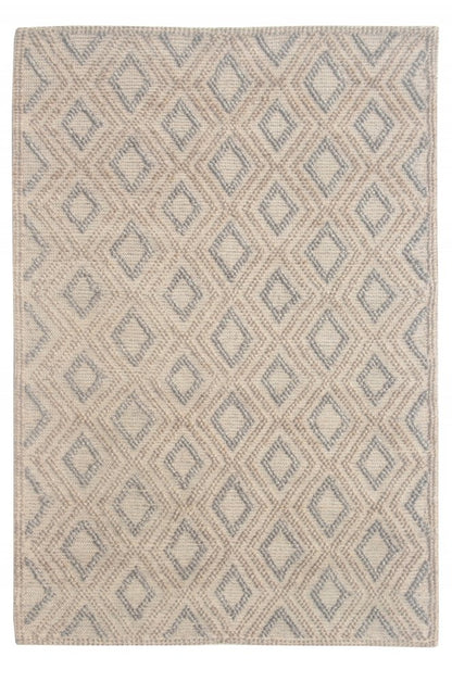 5' X 7' Natural Geometric Handmade Area Rug