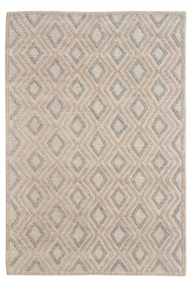 8' X 11' Natural Geometric Handmade Area Rug