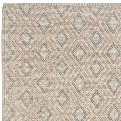 8' X 11' Natural Geometric Handmade Area Rug