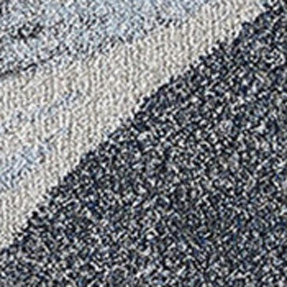 7' X 10' Blue and Gray Abstract Area Rug
