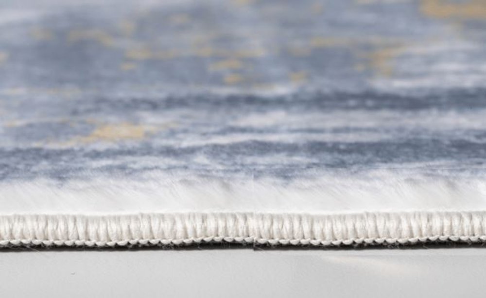 5' X 8' Gray And Ivory Abstract Area Rug