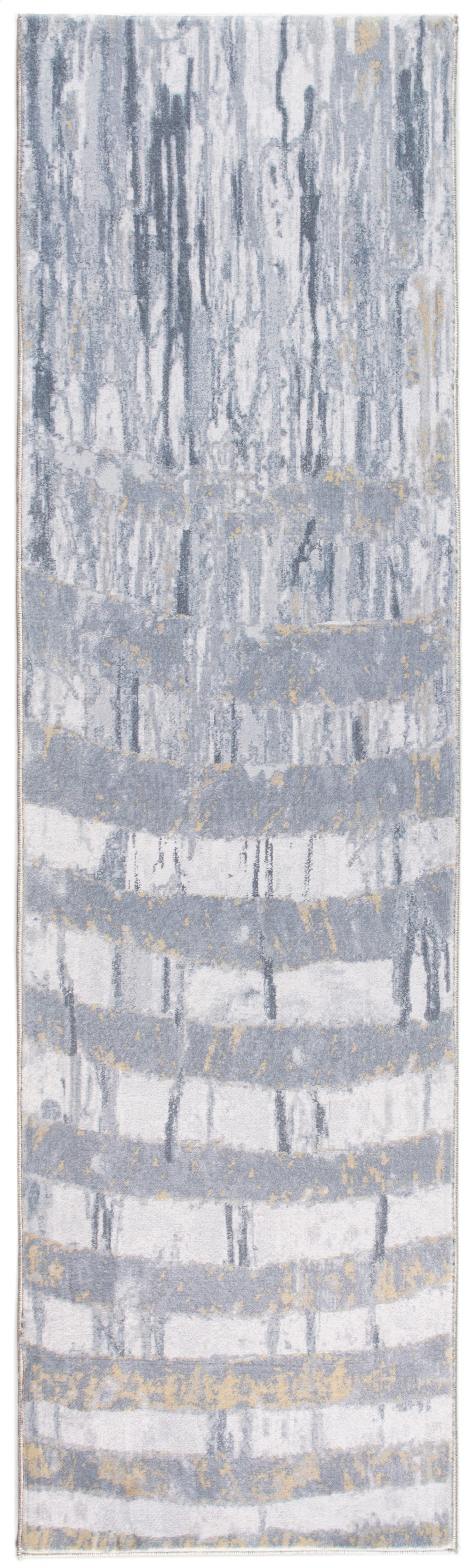 6' X 9' Gray Abstract Area Rug