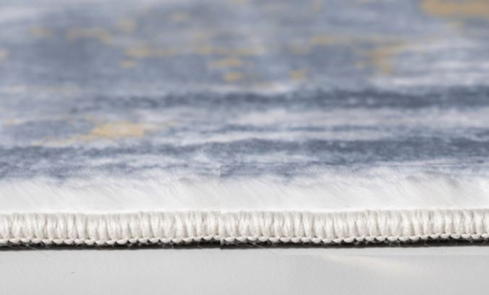 8' X 10' Gray And Ivory Abstract Area Rug