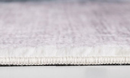 8' X 10' Sand Ivory And Black Abstract Area Rug