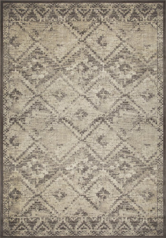 3' X 5' Gray And Brown Abstract Area Rug