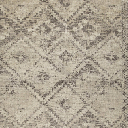 3' X 5' Gray And Brown Abstract Area Rug