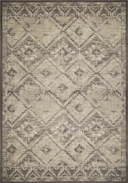 8' X 11' Gray And Brown Abstract Area Rug
