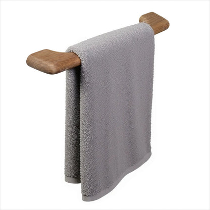 14" Traditional Solid Teak Towel Bar