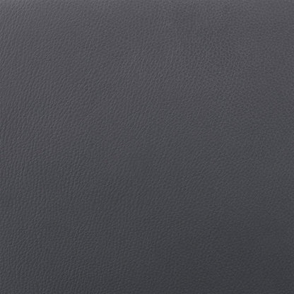 25" Gray And Black Iron Swivel Adjustable Height Bar Chair