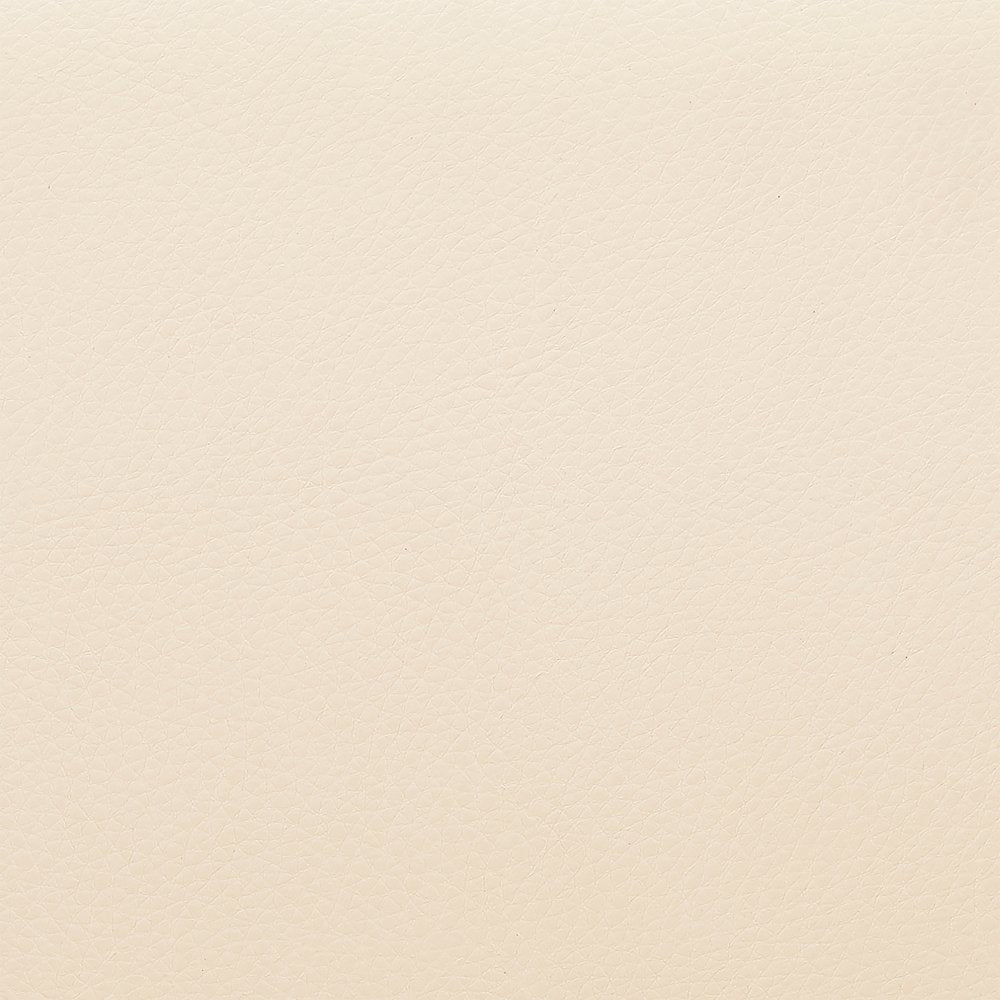 Cream and Silver Faux Leather Iron And Wood Adjustable Height Swivel Bar Chair