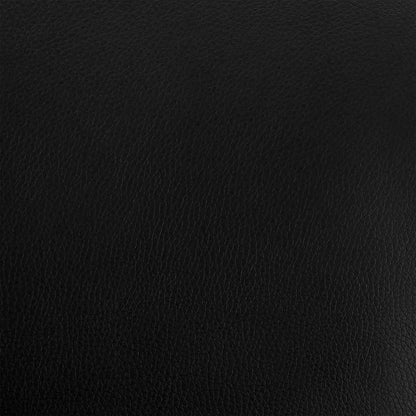 30" Black Faux Leather and Iron Bar Height Swivel Bar Chair