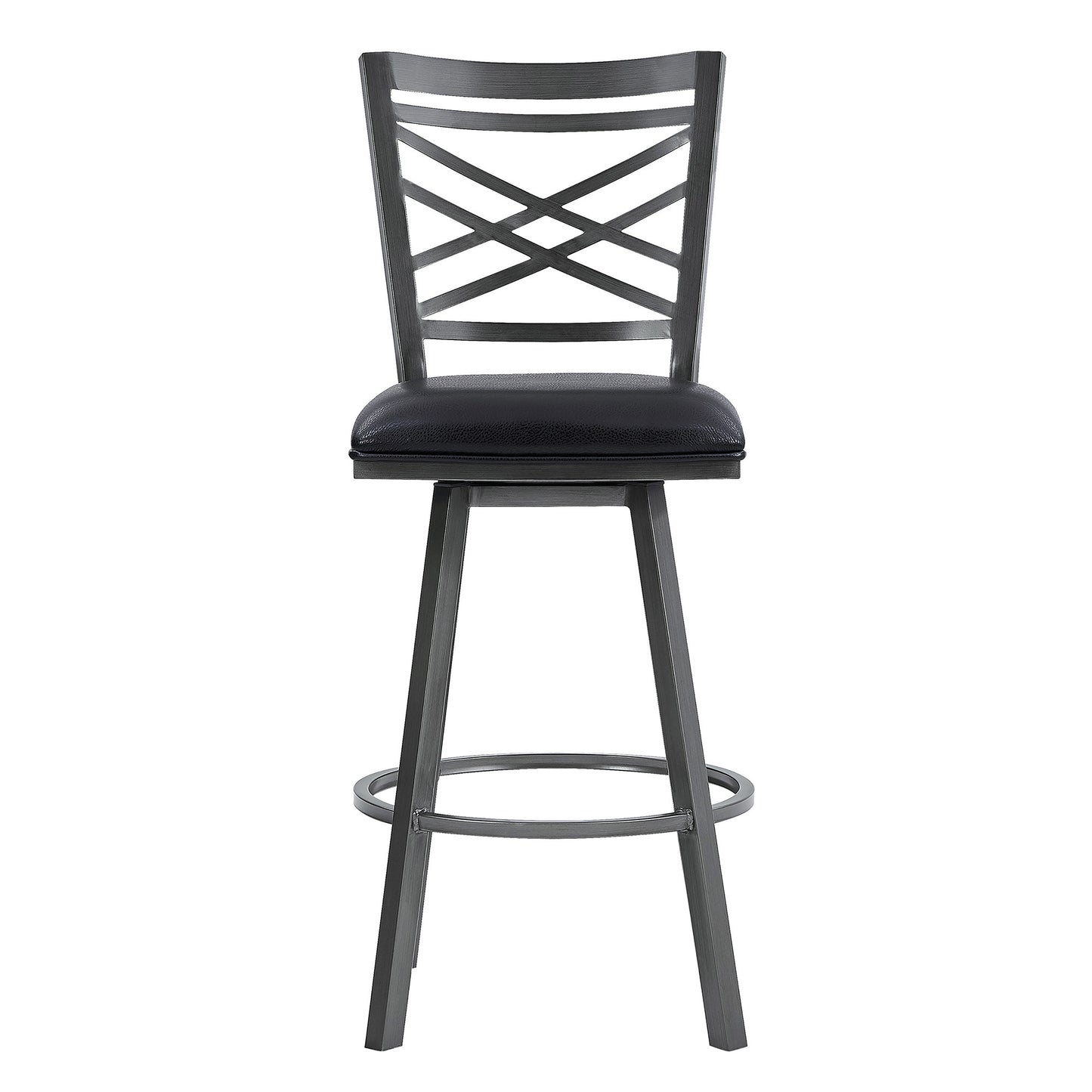 30" Iron Bar Height Bar Chair