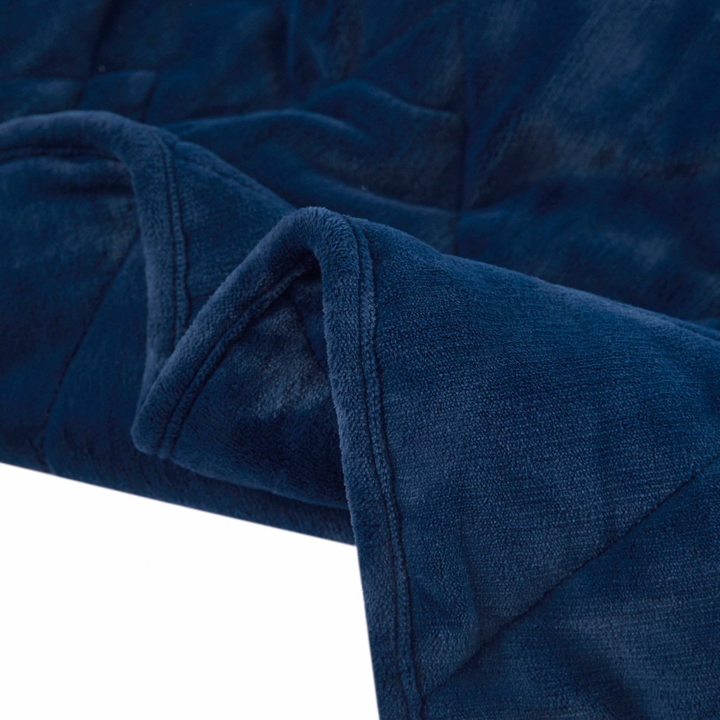 Navy Blue Velvet Weighteded Blanket