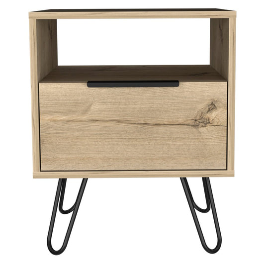 22" Oak Wood Nightstand