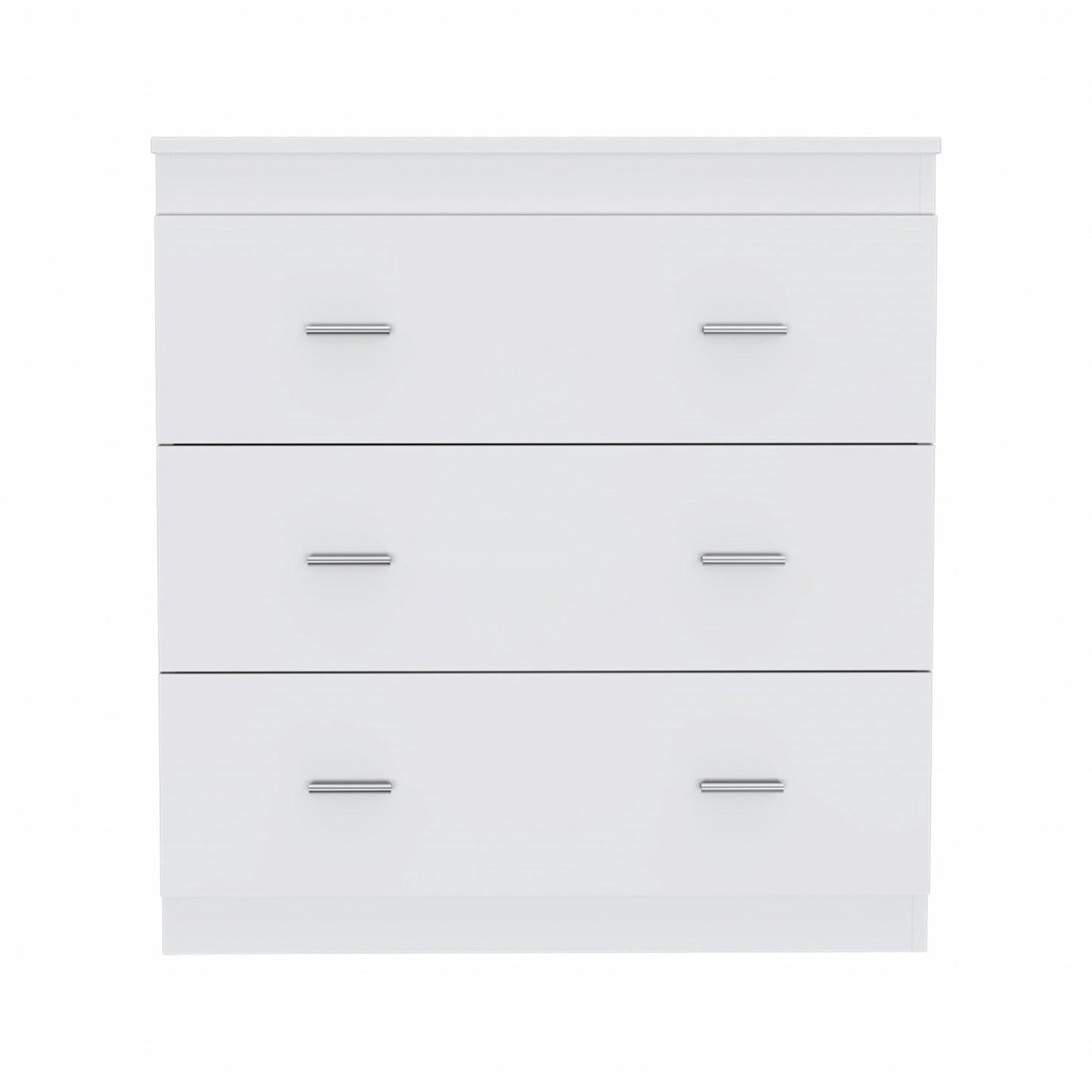 32" White Manufactured Wood Six Drawer Dresser