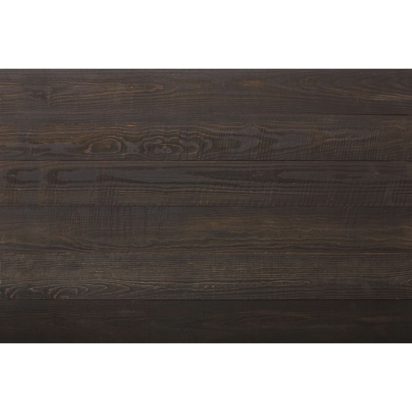 5" x 48" Thermo Treated Black Wood Wall Plank Set