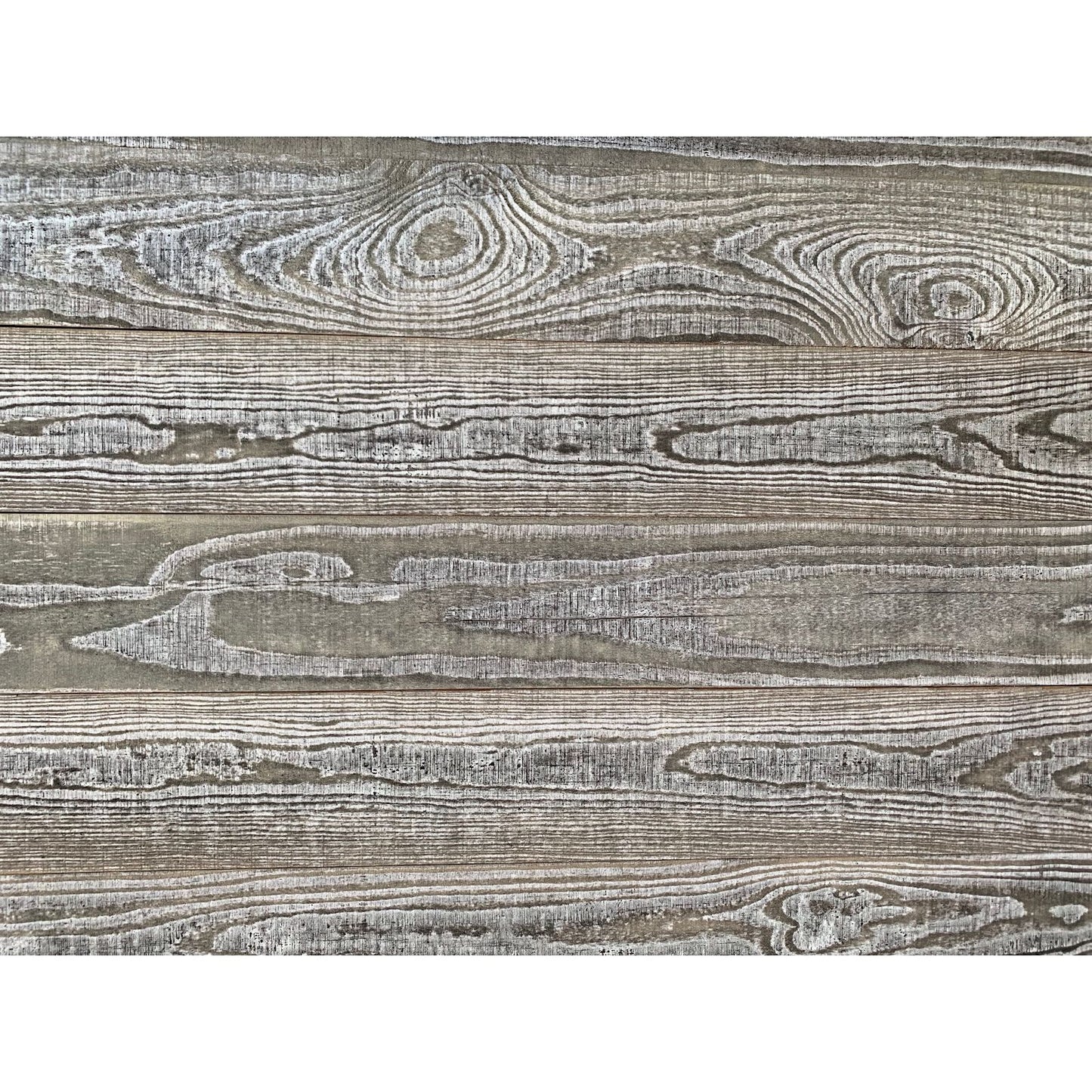 5" x 48" Thermo Treated Rustic Gray Wood Wall Plank Set