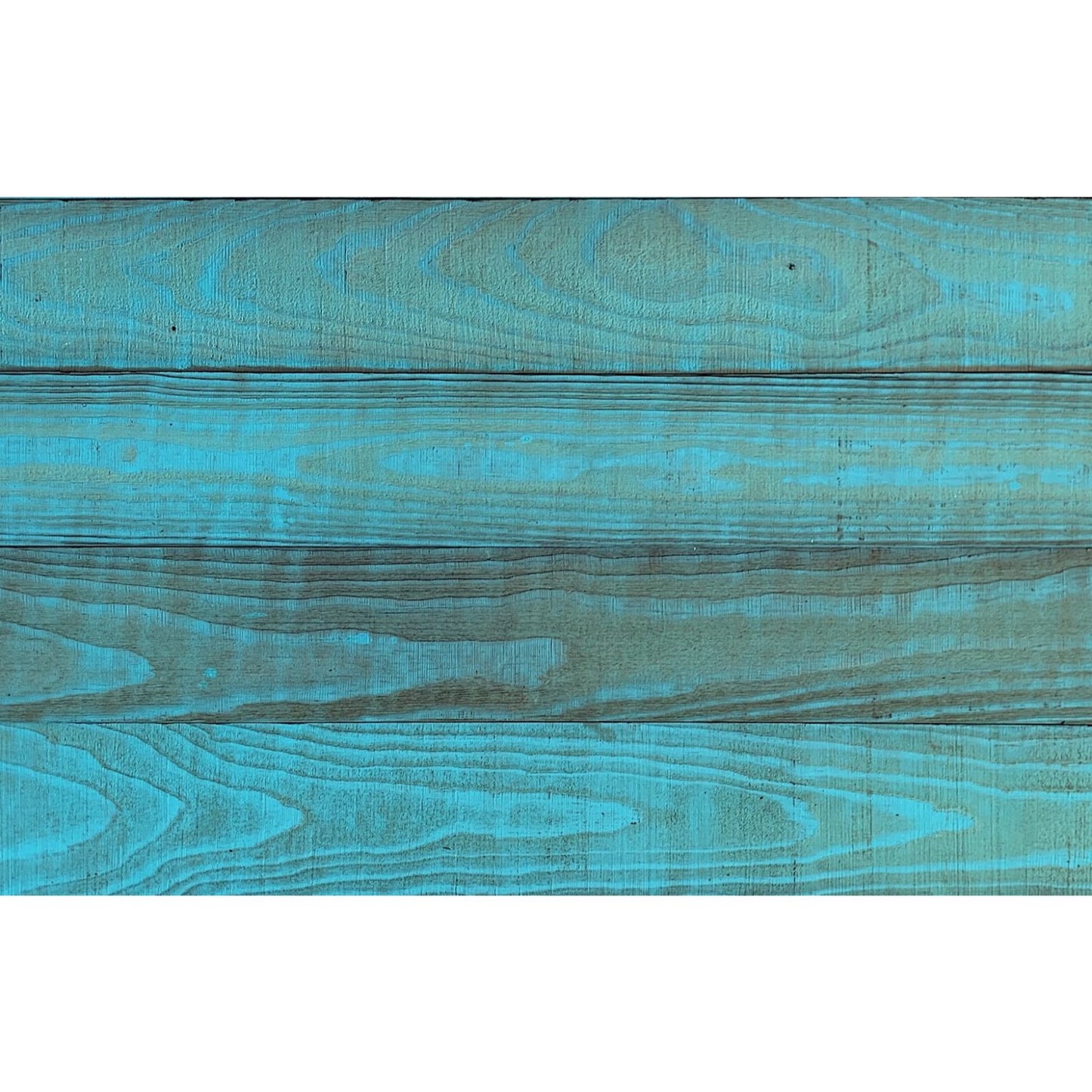5" x 48" Thermo Treated Aqua Coastal Blue Wood Wall Plank Set