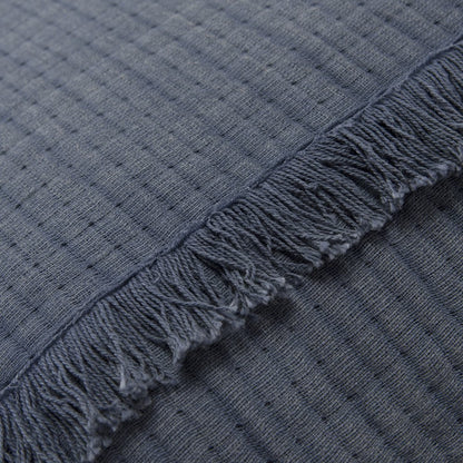 Indigo Checkered Queen Quilt