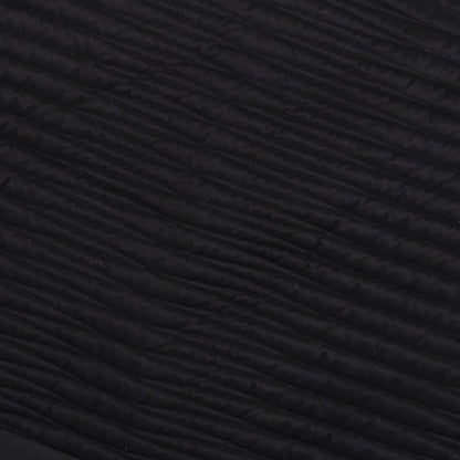 Black Geometric King Quilt