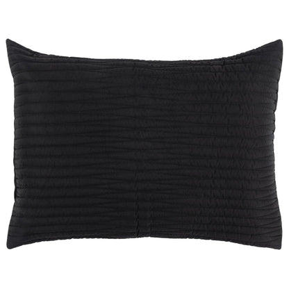 Black Geometric Queen Quilt