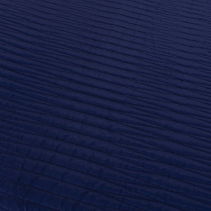 Indigo Geometric Queen Quilt