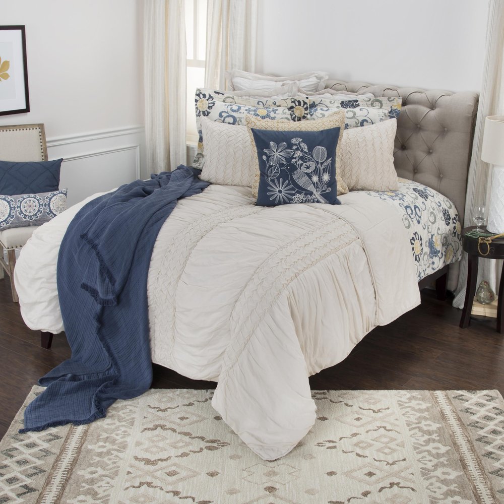 Ivory Geometric Quilt